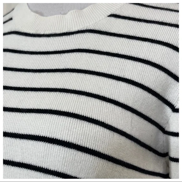 Club Monaco cotton/cashmere striped sweater - Picture 3 of 7
